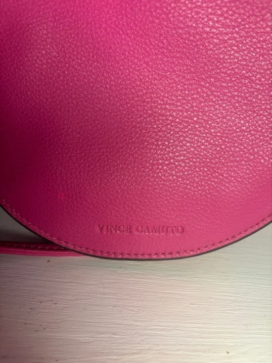 Vince Camuto Vibrant Pink Pebbled Leather Crossbody - Picture 12 of 12